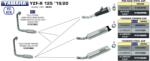 Arrow Exhaust Tobă finală ARROW Thunder pentru Yamaha MT 125 2020+, Titan (AR-51518PO)