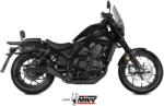  Tobă finală MIVV HR-1 pentru Honda CMX 1100 Rebel (2022-2024), oțel inoxidabil negru (H.092.LH1BG)
