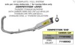 Arrow Exhaust Sistem complet de evacuare ARROW Competition pentru Yamaha YZF R3 2018+, Titan (AR-71180CKZ)