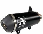 Arrow Exhaust Tobă finală ARROW Maxi Scooter pentru Aprilia SR 125 / 200 GT 2022-2024, Aluminiu închis (Dark) (AR-53549ANN)