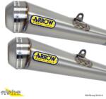 Arrow Exhaust Pereche de tobe finale ARROW Pro-Racing pentru Triumph BONNEVILLE T100 2017-2020, Oțel inoxidabil (AR-71853PRI)