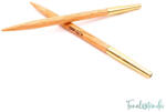 KnitPro Basix Birch - cserélhető fa körkötőtű fej - extra rövid - 4.5mm