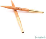 KnitPro Basix Birch - cserélhető fa körkötőtű fej - extra rövid - 6mm