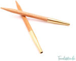 KnitPro Basix Birch - cserélhető fa körkötőtű fej - extra rövid - 5mm