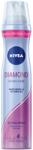Nivea Diamond Gloss Hajlakk 250 ML - Fixálja És Ragyogóvá Teszi A Frizurát (86808)