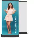 Profireklám 100x200 cm Exclusive Roll-up - Fekete