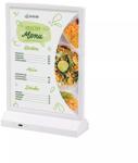 Profireklám T-LED Világító Asztali menütartó - A5 (148x210mm)