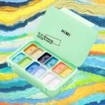 HIMI Twin Cup gouache festék készlet - 12 db, sunny seaside, green