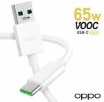 OPPO Cablu Date Oppo A96 4G VOOC Flash Charge 65W Alb Service Pack
