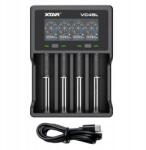 Xtar Akkumulátortöltő Li-ION/Ni-MH Xtar VC4SL 18650/21700 4 csatornás LCD (VC4SL)