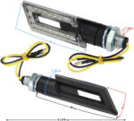 Moretti Set semnalizari MRT-088, LED (16 diode) negre, (E-mark) (KRZTNL023)