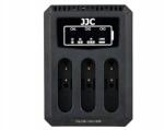 JJC Hármas Usb töltő 3 újratölthető Olympus Li-90B Li-92B Li90B Li92B készülékhez (SB5432)