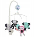 Baby Mix Körhinta a kiságy felett Baby MIX plüss játékdobozzal (19TK-07)