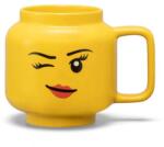 LEGO® Cana mare LEGO din ceramica - Fata care face cu ochiul (41460803)