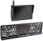 Vestys Set monitor wireless cu camera solara in suport placuta de inmatriculare - Vestys | UCW-001