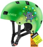 uvex Kid 3 cc - casca de bicicleta robusta pentru copii - reglare individuala a marimii - ventilatie optimizata - verde mat - 55-58 cm - S4149050117 (S4149050117)