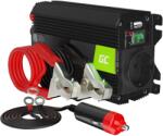Green Cell PRO 300W/600W 24V la 230V Undă sinusoidală Volt Convertor de tensiune pentru mașină Invertor de putere Invertor solar Convertor DC AC Convertor de curent Caravană Sinusoidal modificat