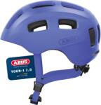 ABUS Casca de bicicleta ABUS Youn-I 2.0 - cu lumina pentru copii, adolescenti si adulti tineri - pentru fete si baieti - mono albastru, marimea M - 40171