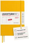 Leuchtturm1917 Calendar săptămânal 2027 mediu (A5) - franceză, floarea soarelui, copertă cartonată, 12 luni - ianuarie-decembrie 2027, 1 săptămână pe pagină dublă cu compatibilitate ridicată cu cerneală - 400404 (40