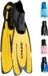 CRESSI Aripioare de înot Cressi Agua - Secțiune reglabilă pentru picior pentru scufundări - Aripioare scurte ergonomice pentru adulți și copii - Material rezistent pentru aripioare - Galben - 39/40 - CA20634