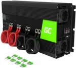 Green Cell 2000W/4000W 12V la 230V Volți Convertor de tensiune pentru mașină Invertor de putere Invertor solar Convertor DC AC Convertor de curent Vehicule Caravană Mașină Încărcător de mașină cu undă sinusoidal