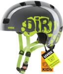 uvex Casca de bicicleta pentru copii Uvex Kid 3, gri (dirt bike gri-lime), 55-58 cm - S4148191117 (S4148191117)