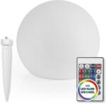 EASYmaxx Lumină solară LED EASYmaxx cu schimbare de culoare | Lumină decorativă de grădină cu iluminare LED | Efecte frumoase de iluminare cu senzor de lumină naturală în interior și exterior Decor de grădină 