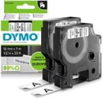 DYMO Bandă pentru etichete DYMO Original D1 | negru pe alb | 12mm x 7m | bandă de etichetare autoadezivă pentru dispozitivul de etichetare LabelManager | 2 casete de etichete - 2150472 (2150472)