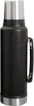 STANLEY 1913 Classic Legendary Termos 1.4L - Păstrează cald sau rece timp de 40 de ore - Termos din oțel inoxidabil - Fără BPA - Lavabil în mașina de spălat vase - Negru 2.0 - 100000115849 (10-11347-121)