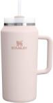 STANLEY 1913 Quencher H2.0 FlowState sticlă de băut cu pai 1, 9L - Pahar termic Răcește timp de 15 ore - 60 de ore Gheață - Se poate spăla în mașina de spălat vase - Termos fără BPA - Cana de băut - Rose Quar
