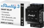 Shelly Pro 3 - Comutator releu inteligent WLAN și LAN, monofazat și trifazat, 3 canale, 16 A, contacte fără potențial, ușă de garaj și iluminat, șină DIN, automatizare casă, nu este necesar hub - 38002352680