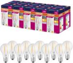 OSRAM LED Star Value Classic A60 LED Lampă pentru soclu E27, formă de bec, FIL, 806 Lumen, alb cald (2700K), înlocuire pentru becurile tradiționale de 60W, nedimabil, pachet de 10 bucăți. - 4058075819665