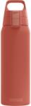 SIGG - Sticlă izolată pentru băuturi - Termos Shield Therm One Eco Red pentru băuturi carbogazoase - Etanșă - Lavabilă în mașina de spălat vase - Fără BPA - 90% oțel inoxidabil reciclat - Roșu ruginiu - 0,