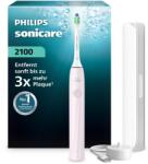 Philips Sonicare Series 2100 Periuță de dinți electrică - Periuță sonică cu două niveluri de intensitate, funcție EasyStart, SmarTimer, 14 zile autonomie, etui de călătorie, roz, HX4023/03, [Nou] (HX4023/03) Periuta de dinti electrica