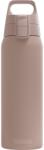 SIGG - Sticlă izolată pentru băuturi - Termos Shield Therm One Dusk pentru băuturi carbogazoase - Etanșă - Se poate spăla în mașina de spălat vase - Fără BPA - Oțel inoxidabil reciclat 90% - Gri cald - 0.7