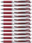 Pentel Pentel EnerGel XM BL77 gel cu mecanism de împingere, visiniu (pachet de 12) - BL77-BGX-VE (BL77-BGX-VE)