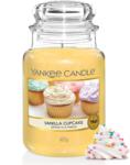 Yankee Candle Lumânare parfumată Yankee Candle în borcan (mare) | Vanilla Cupcake | Lumânare cu durată lungă de ardere de până la 150 de ore Cadouri perfecte pentru femei - 1093707E (1093707E)