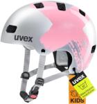 uvex Kid 3 - casca de bicicleta robusta pentru copii - reglare individuala a marimii - ventilatie optimizata - argintiu - roze - 51-55 cm - S4148193615 (S4148193615)