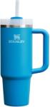 STANLEY 1913 Quencher H2.0 Flowstate Sticlă de băut cu pai 0.89L - Termo Cană Răcește timp de 9 ore - 40 de ore Gheață Răcită - Termos fără BPA - Pahar din Oțel Inoxidabil - Azure - 100000143569 (10-11825-271