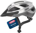 ABUS Casca de bicicleta de drum ABUS Macator - casca de bicicleta sportiva pentru incepatori - si pentru purtatori de coada de porc - pentru femei si barbati - argintiu, marimea M - 87219 (87219)