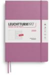 Leuchtturm1917 372643 Calendar săptămânal și compoziție caiet (B5) 2026, Dusty Rose, engleză (372643)