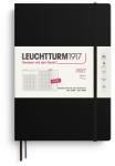 Leuchtturm1917 planificator lunar cu caiet 2027 Compoziție (B5) - engleză, negru, copertă moale, 16 luni (01.11. 2026-28.02. 2028), 132 pagini de note punctate cu cuprins - 400337 (400337)