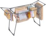 SONGMICS uscător de rufe, uscător tip suport 52, 5 x 173 x 96, 5 cm, uscător de rufe cu aripi, economisește spațiu, cu suport pentru șosete, metal, pentru haine, prosoape, rufe, gri LLR518G01 (LLR518G01)