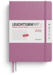 Leuchtturm1917 372781 Calendar zilnic punctat mediu (A5) 2026, Dusty Rose, engleză (372781)