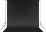 Neewer 6 x 9FT / 1, 8 x 2, 8M Photo Studio 100% muselină pură fundal pliabil pentru fotografie, video și TV (negru) - 10083665@@##2 (10083665@@##2)