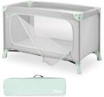 Hauck Pătuț pliant hauck baby cu deschidere XL, Dream N Play Plus Dusty Mint - 600993 (600993)