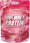 IronMaxx 100% Whey Protein Pulver 500g - Zmeură | Shake de proteine cremos cu BCAAs și EAAs | Proteină ridicată, carbohidrați scăzuți și sărăcie în zahăr | Ideal pentru dezvoltarea musculară și fitness Designu