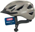 ABUS City Helmet Urban-I 3.0 - Casca de bicicleta cu lumina spate, varf si inchidere magnetica - pentru barbati si femei - gri lucios, marimea S, S (51-55 cm) - 66720 (66720)