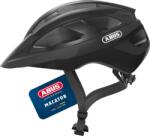 ABUS Casca de bicicleta de drum ABUS Macator - casca de bicicleta sportiva pentru incepatori - si pentru purtatori de coada - pentru femei si barbati - negru lucios, marimea M - 87212 (87212)