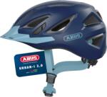 ABUS Cască de oraș ABUS Urban-I 3.0 - cască de bicicletă cu lumină spate, vârf și închidere magnetică - pentru bărbați și femei - albastru închis, mărimea S - 86878 (86878)
